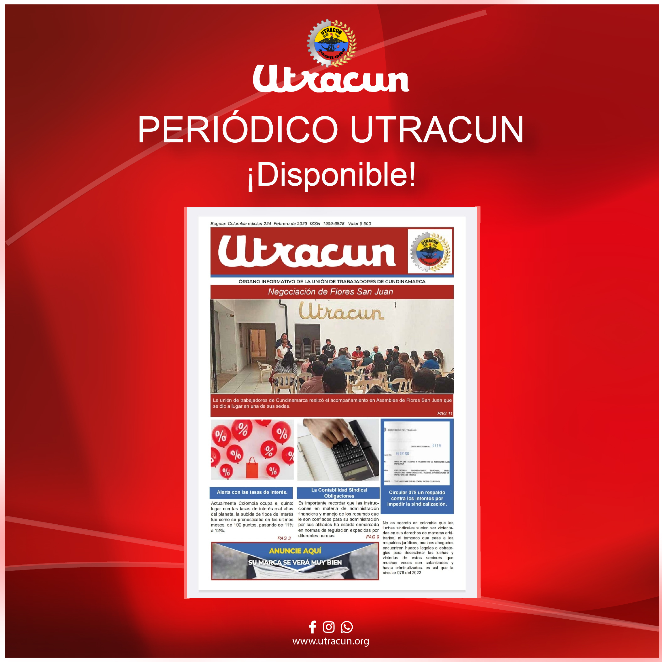 Portada de la Periódico Utracun Febrero 2023 del Periódico UTRACUN