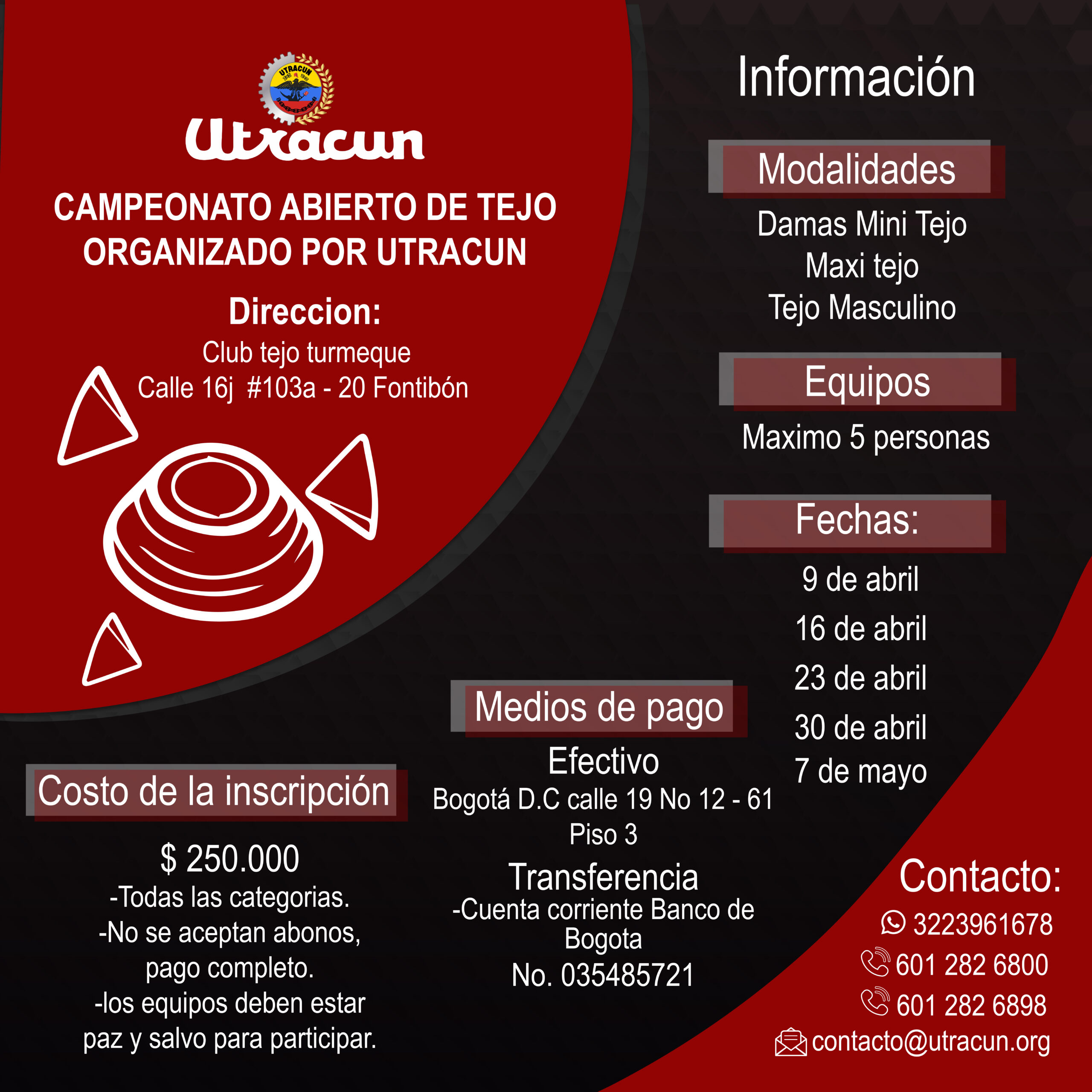 Campeonato de tejo Utracun 2023