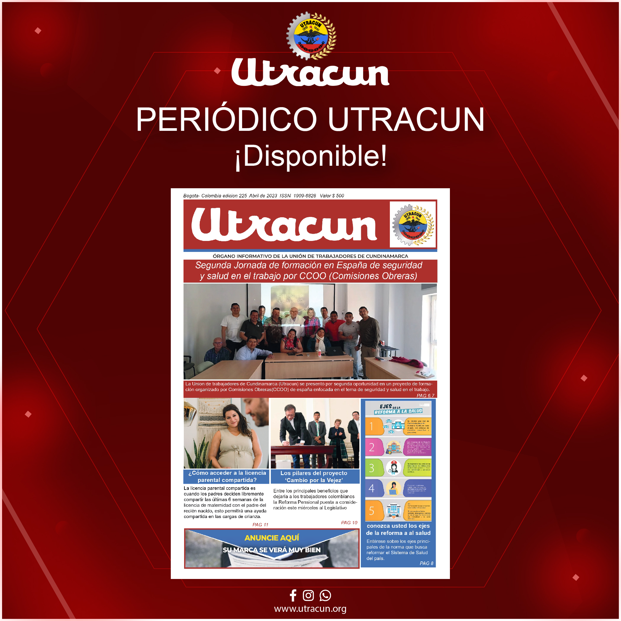 Portada de la Periodico Utracun Edicion 225 de abril 2023 del Periódico UTRACUN