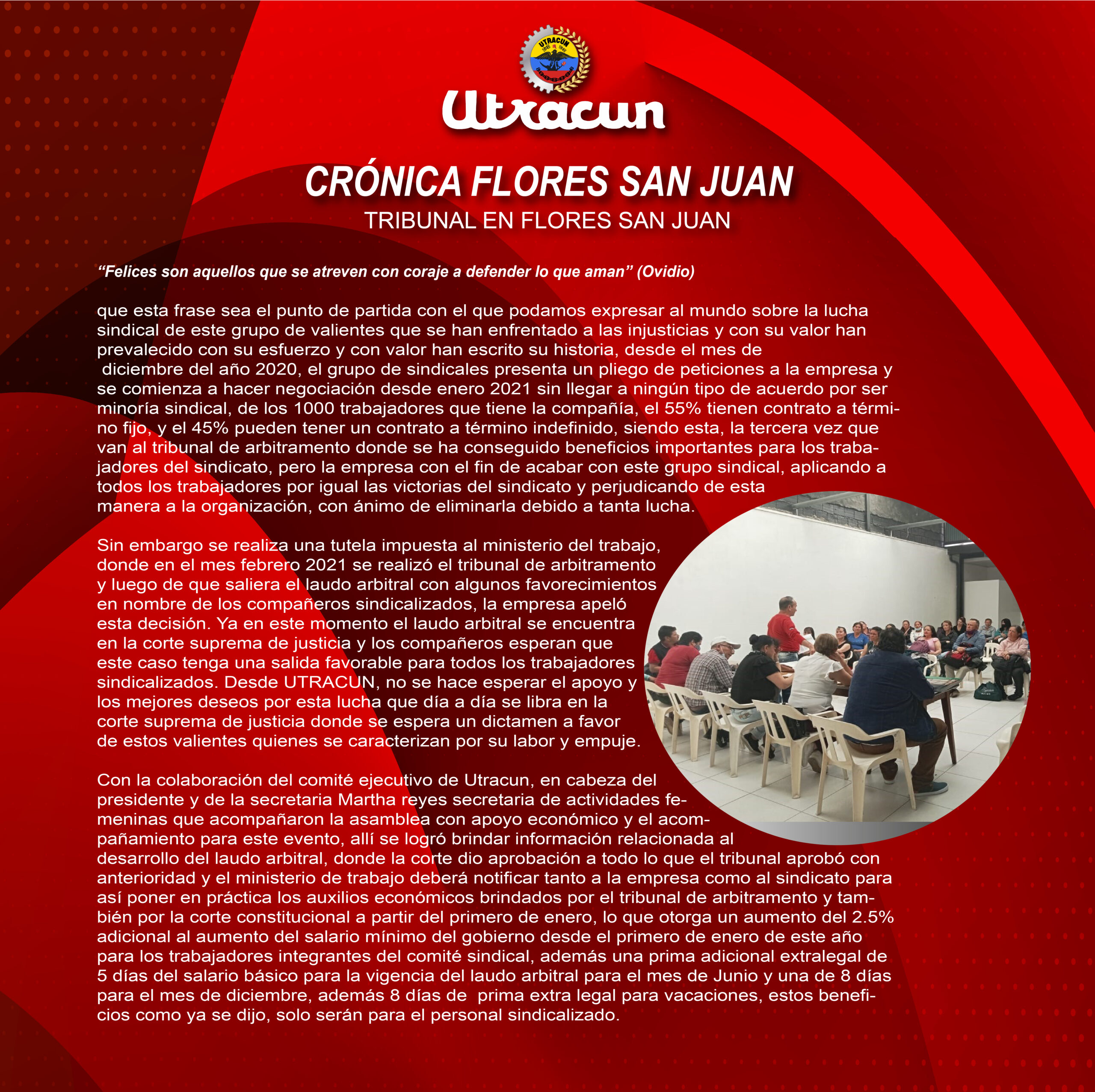 Conozca la historia de Flores San Juan