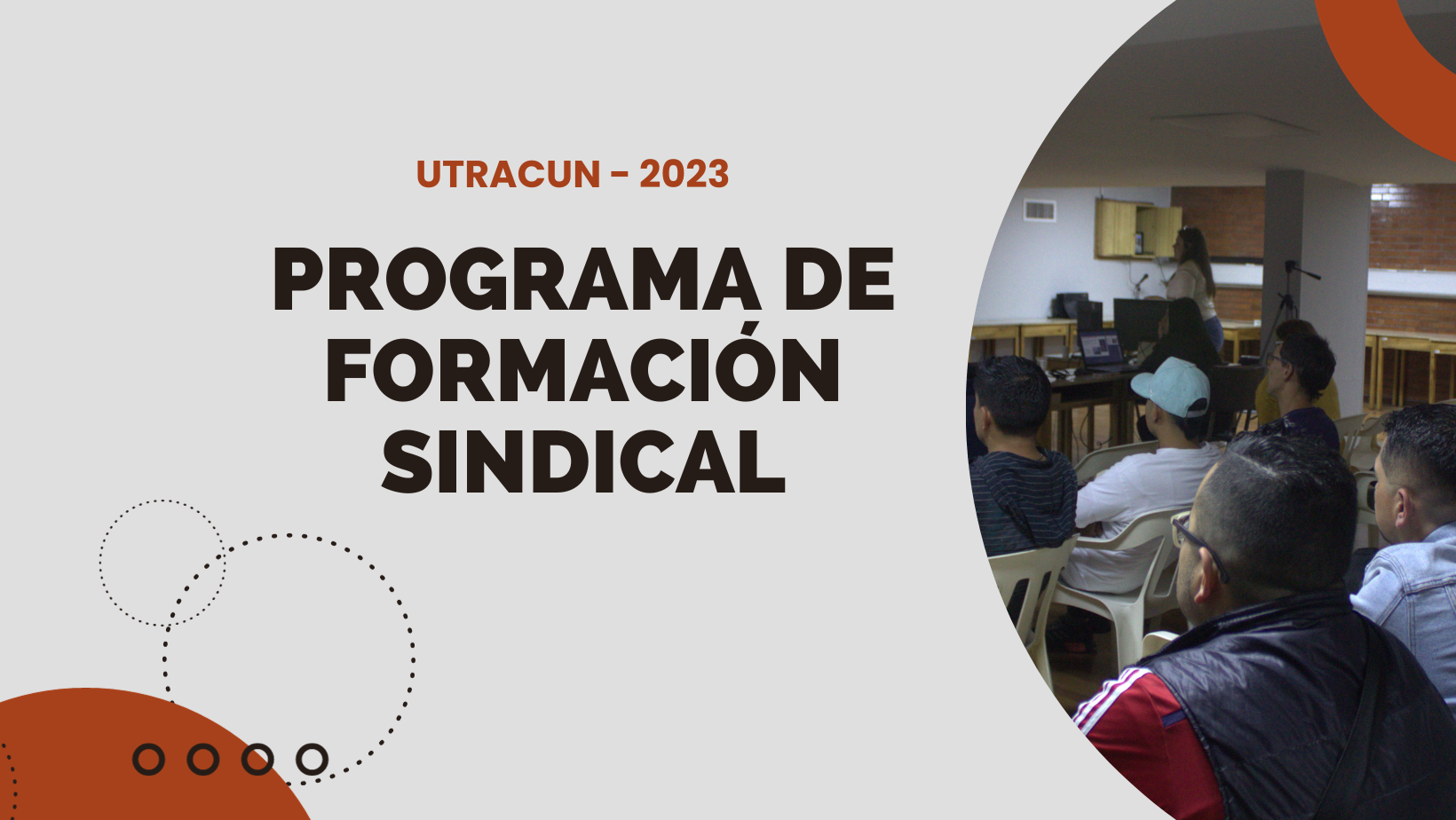 Participantes certificados del «Programa de Formación Sindical» Utracun – 2023