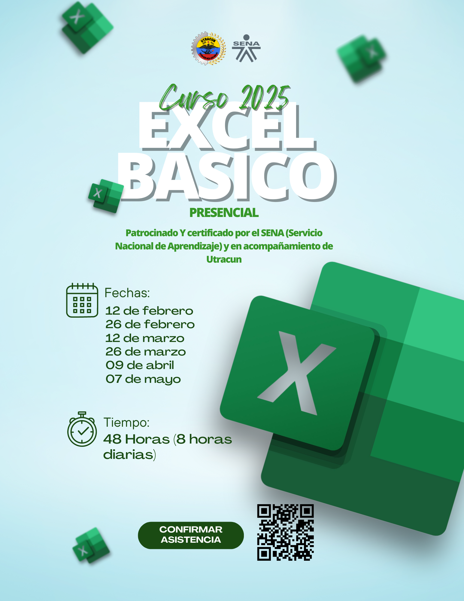Convocatoria Curso Excel Básico 2025 Utracun – SENA